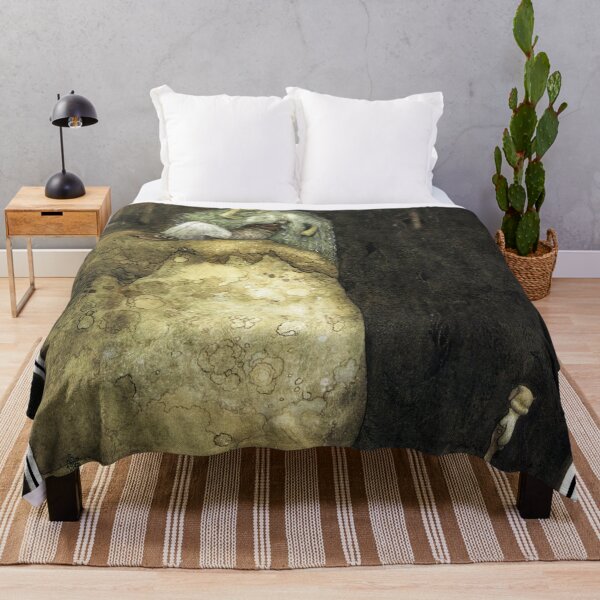 Item preview, Old hag with long hair Vintage John Bauer fantasy artwork designed and sold by Vintage Designs +.