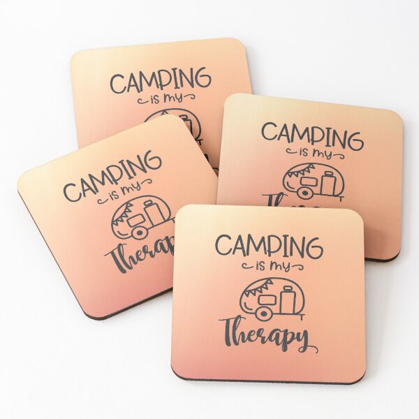 Item preview, Camping is my therapy designed and sold by Delicarte.