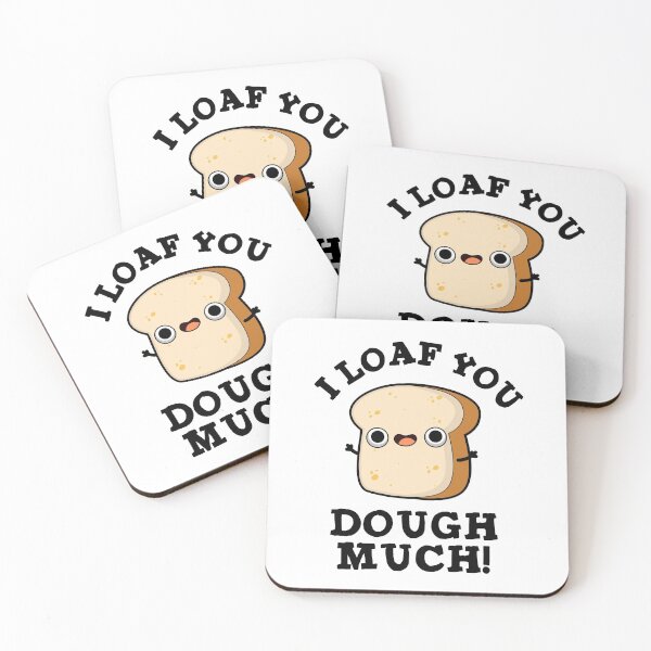 Item preview, I Loaf You Dough Much Funny Baking Bread Puns  designed and sold by punnybone.