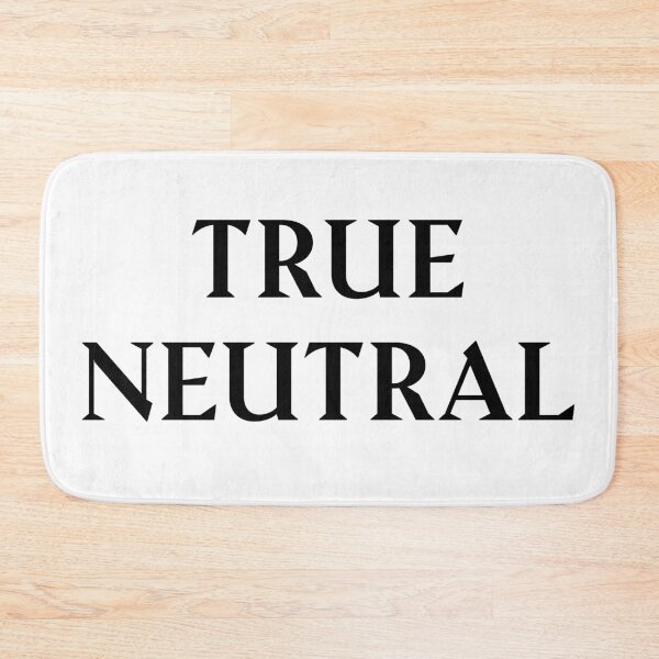 Item preview, True Neutral: Dungeons and Dragons Alignment designed and sold by Plasmak.