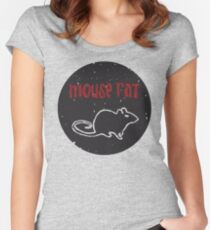 Mouse Rat T-Shirt | Parks and Recreation Leslie Knope Ron Swanson Bert Macklin FBI Parks n Rec Pawnee Indiana TV Show Tshirt Tee uk usa gift Women's Fitted Scoop T-Shirt
