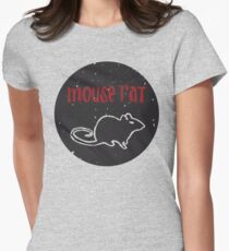 Mouse Rat T-Shirt | Parks and Recreation Leslie Knope Ron Swanson Bert Macklin FBI Parks n Rec Pawnee Indiana TV Show Tshirt Tee uk usa gift Women's Fitted T-Shirt