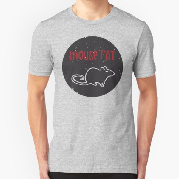 Mouse Rat T-Shirt | Parks and Recreation Leslie Knope Ron Swanson Bert Macklin FBI Parks n Rec Pawnee Indiana TV Show Tshirt Tee uk usa gift Slim Fit T-Shirt