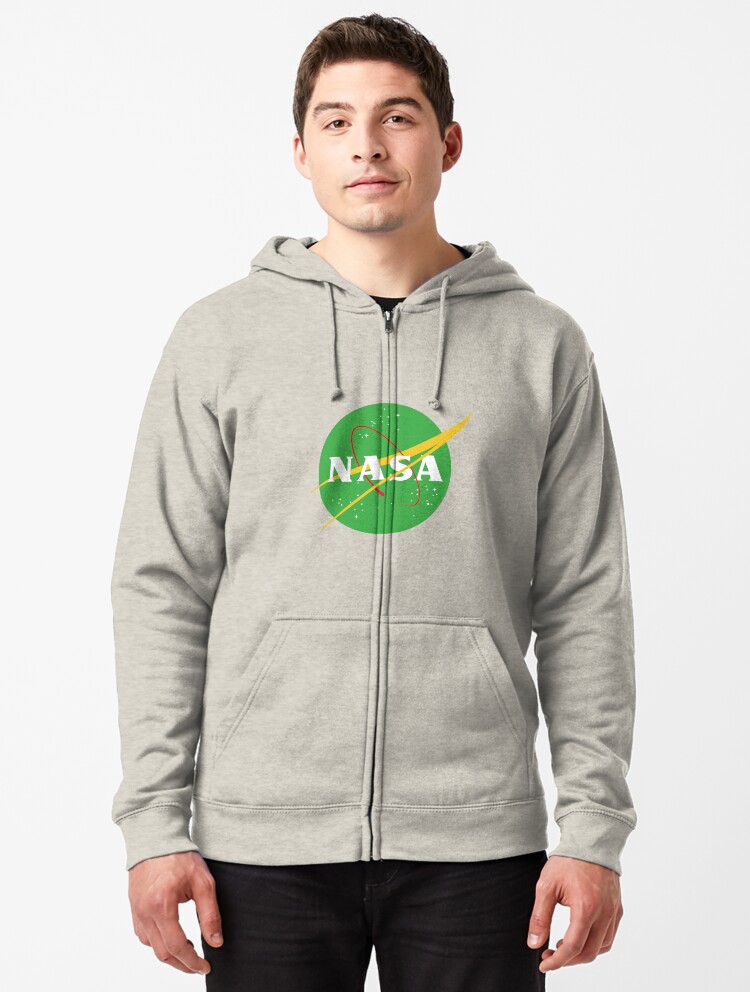 green nasa hoodie