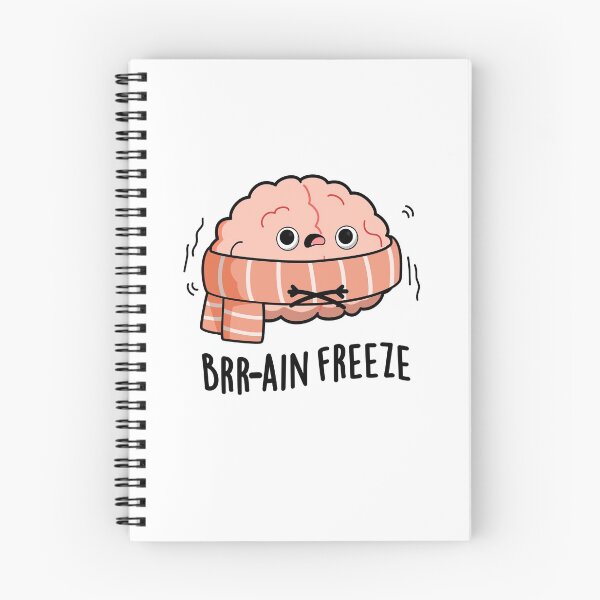 Item preview, Brain Freeze Funny Biology Anatomy Puns  designed and sold by punnybone.