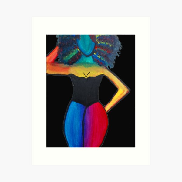 Rainbow Woman Art Print