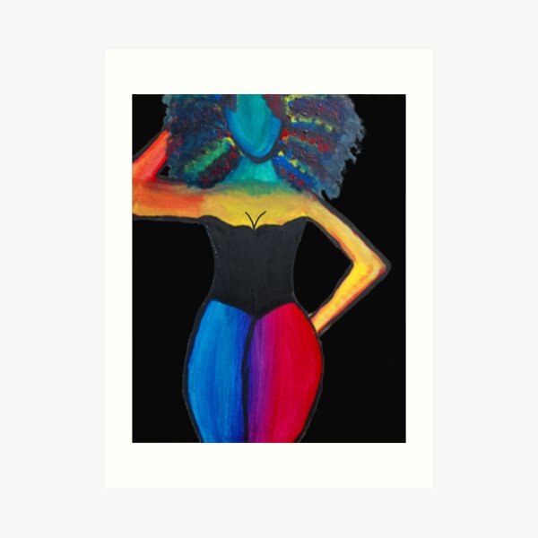 Rainbow Woman Art Print