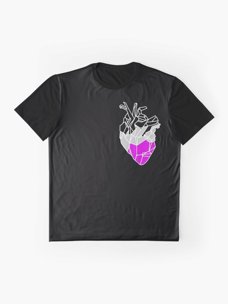 Alternate view of Awesome Asexual Graphic T-Shirt