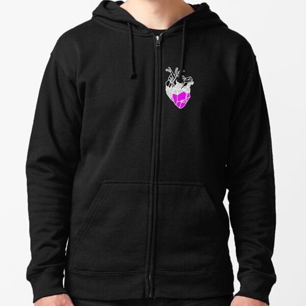 love heart hoodie