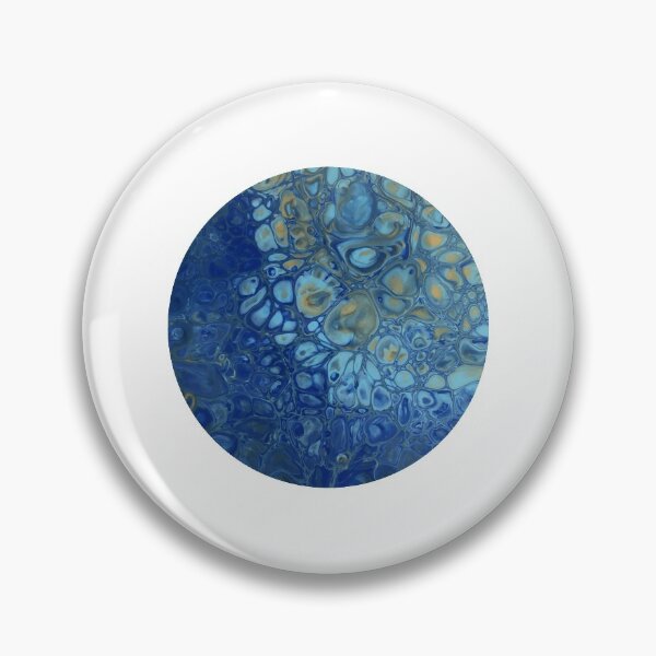 Artikelvorschau, Blau und Gelb / Acryl Gießen entworfen und verkauft von Nathalie Aynié.
