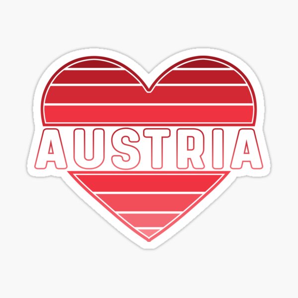 Item preview, I Love Austria, Austrian Heart designed and sold by Celticana.