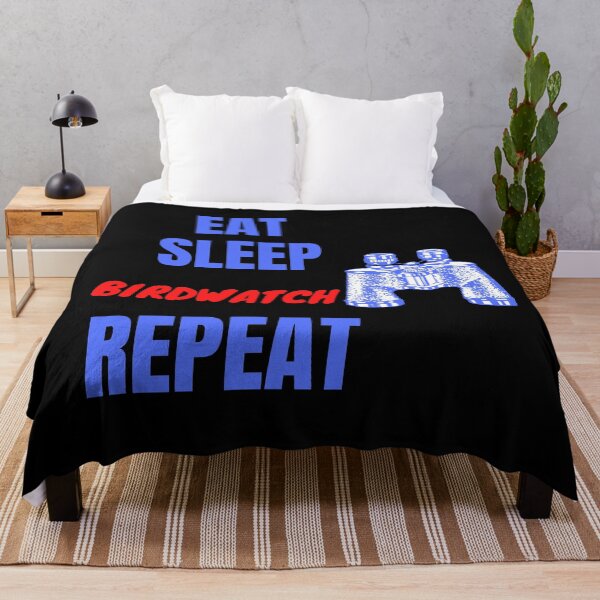 Item preview, Eat Sleep Brirdwatch Repeat designed and sold by Zibidee.