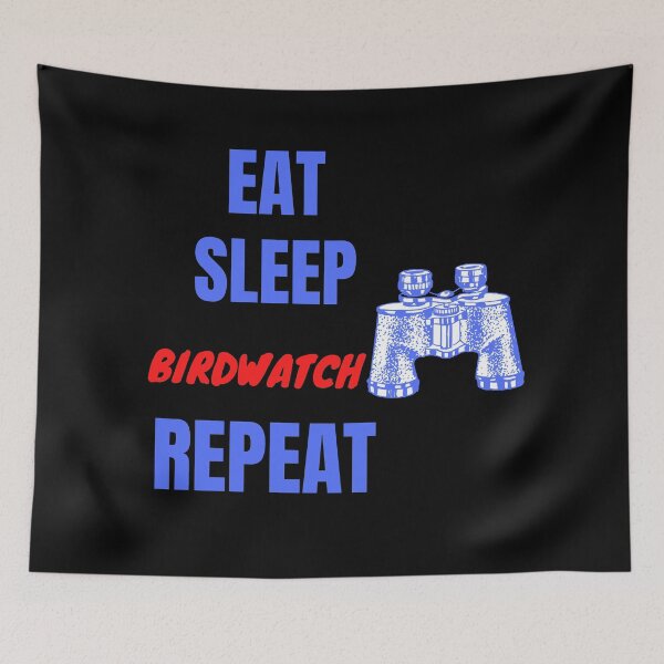 Item preview, Eat Sleep Brirdwatch Repeat designed and sold by Zibidee.