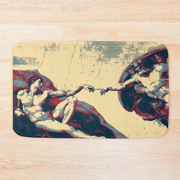 Item preview, Masterpieces Revisited - Creation of Adam by Michelangelo designed and sold by Serge Averbukh Art Studio.