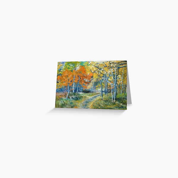 Autumn Dances Greeting Card
