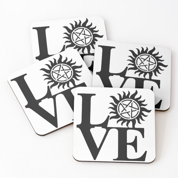 Item preview, Supernatural - Love Anti-Possession Super Fan Symbol (SPN Fandom) designed and sold by NerdKeepers.