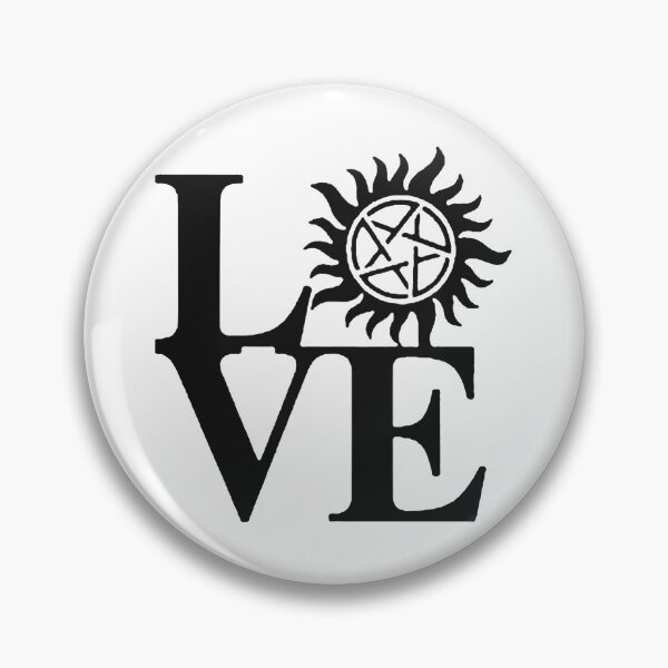 Item preview, Supernatural - Love Anti-Possession Super Fan Symbol (SPN Fandom) designed and sold by NerdKeepers.