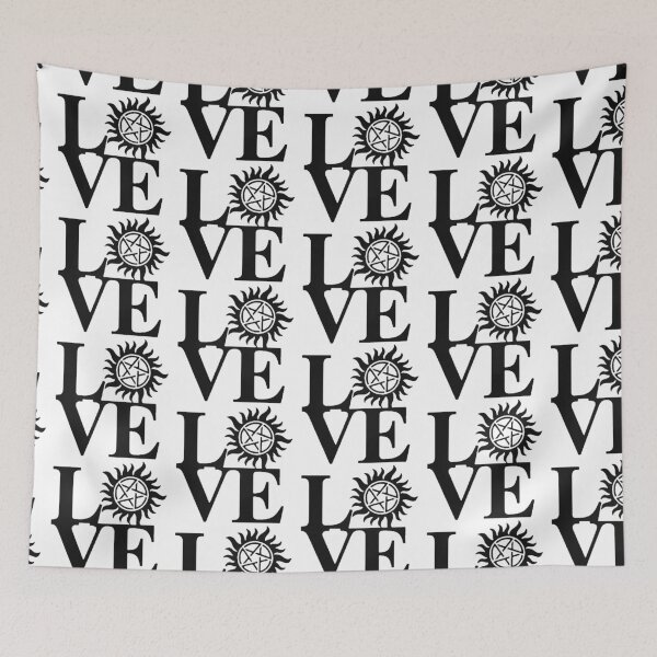 Item preview, Supernatural - Love Anti-Possession Super Fan Symbol (SPN Fandom) designed and sold by NerdKeepers.