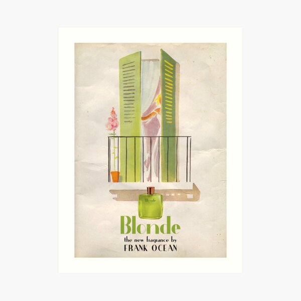 Blonde hair Art Print