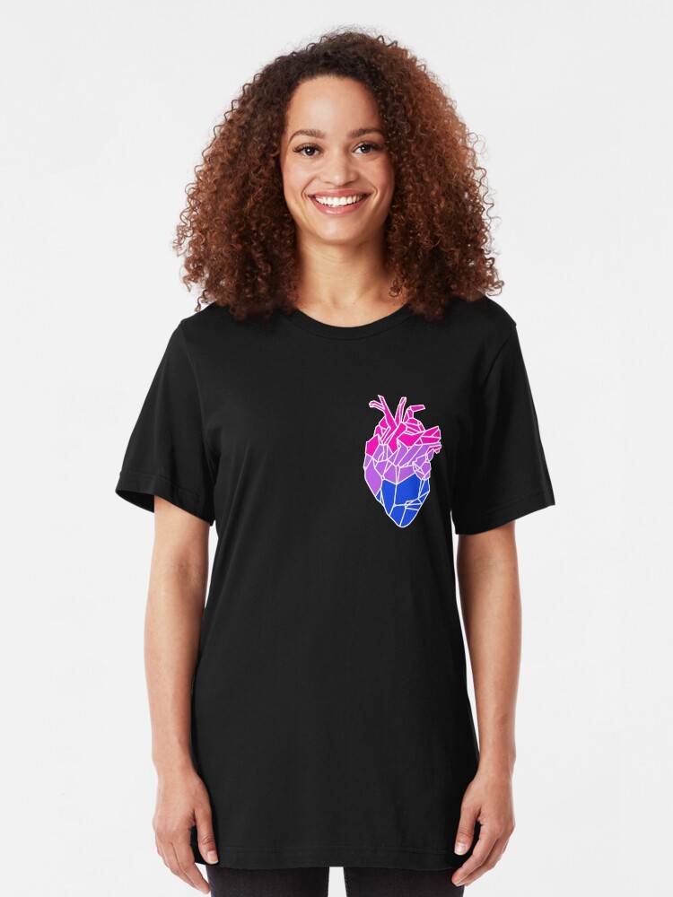 T-shirt ajusté ''Babe Bisexuelle' : autre vue