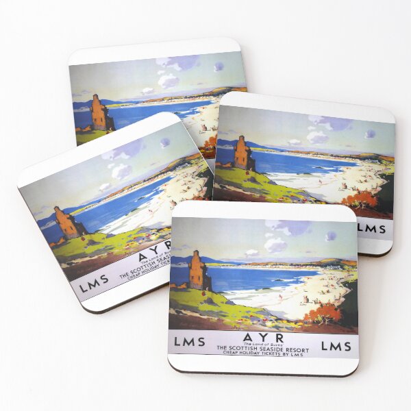 Item preview, Railway Poster Ayr designed and sold by stickart-marek.