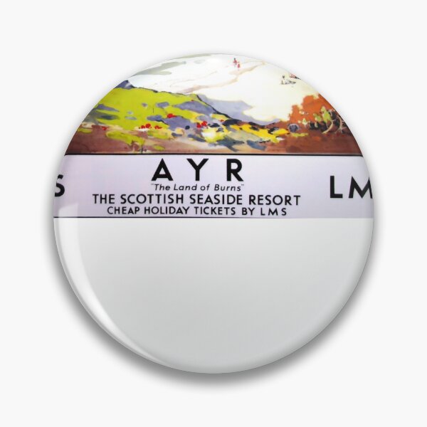 Item preview, Railway Poster Ayr designed and sold by stickart-marek.