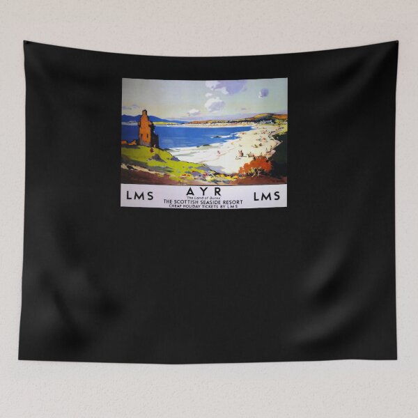Item preview, cartel ferroviario Ayr designed and sold by stickart-marek.