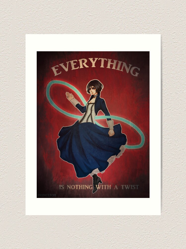 Everything Is Nothing With A Twist Art Print By Princefox Redbubble