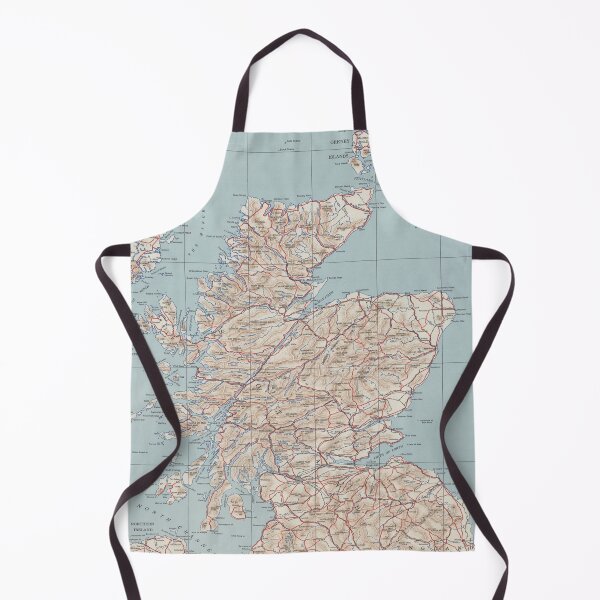 Item preview, Vintage Map of Scotland (1943) designed and sold by BravuraMedia.