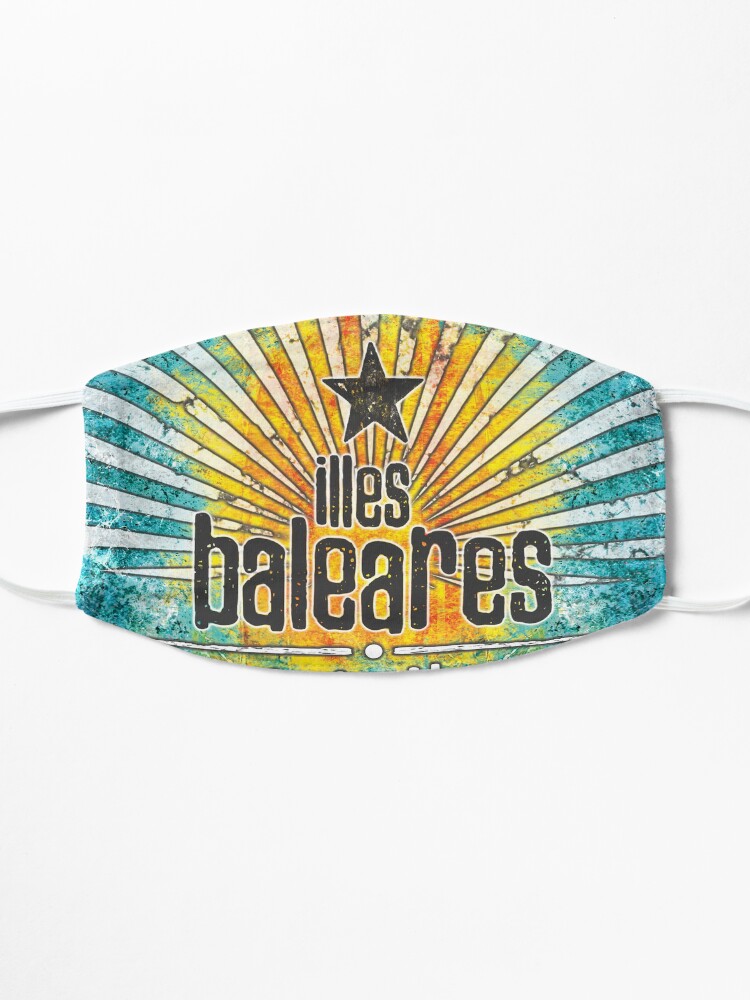Alternative Ansicht von Illes Baleares - islands vintage Maske