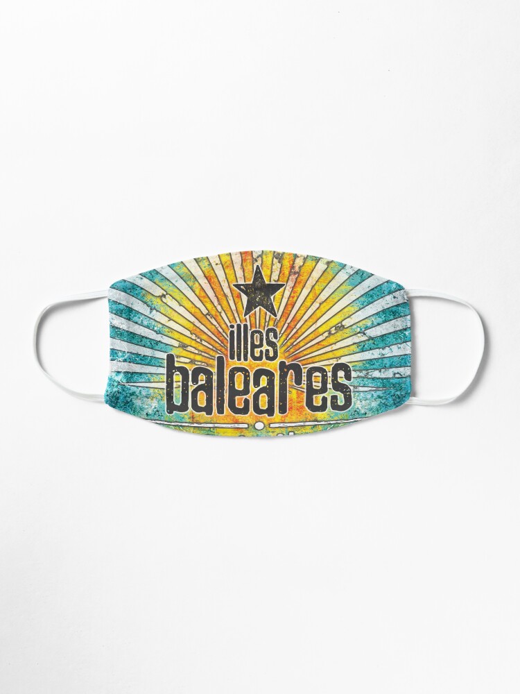 Alternative Ansicht von Illes Baleares - islands vintage Maske