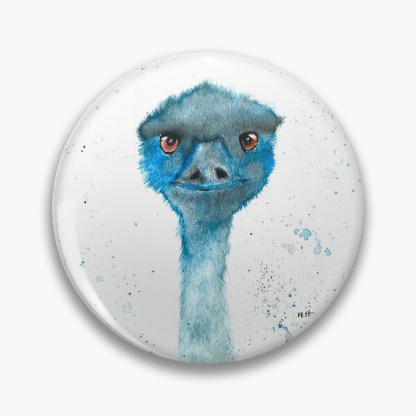 Item preview, Emu bird watercolour painting designed and sold by Monika Howarth.