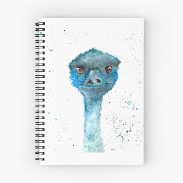 Item preview, Emu bird watercolour painting designed and sold by Monika Howarth.