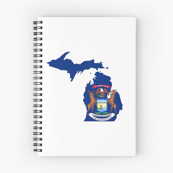 Item preview, MI State Flag, Proud Michigan Native designed and sold by GreatLakesLocal.