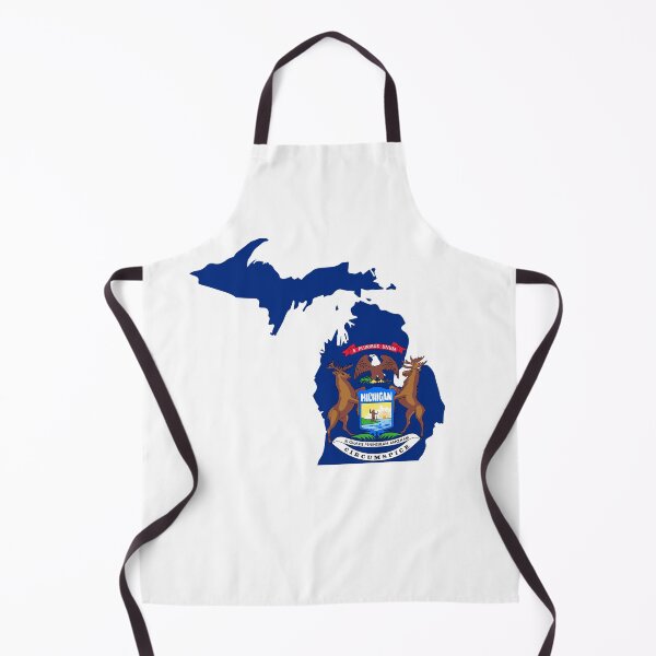 Item preview, MI State Flag, Proud Michigan Native designed and sold by GreatLakesLocal.