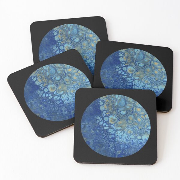 Artikelvorschau, Blau und Gelb / Acryl Gießen entworfen und verkauft von Nathalie Aynié.
