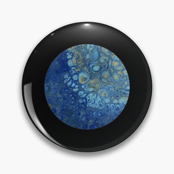Artikelvorschau, Blau und Gelb / Acryl Gießen entworfen und verkauft von Nathalie Aynié.