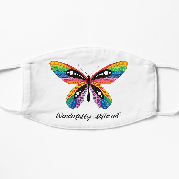 "Wonderfully Different" Butterfly Mask