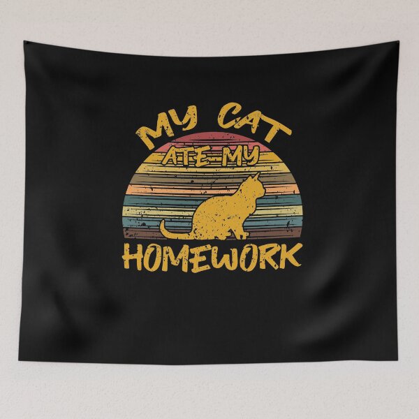 Item preview, My Cat Ate My Homework designed and sold by sesa10.