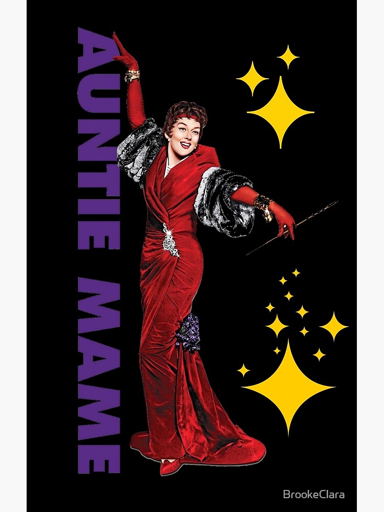 Auntie Mame, Rosalind Russell, glamour, fabulous Poster for Sale by  BrookeClara