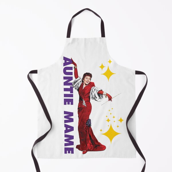 Auntie Mame, Rosalind Russell, glamour, fabulous Apron