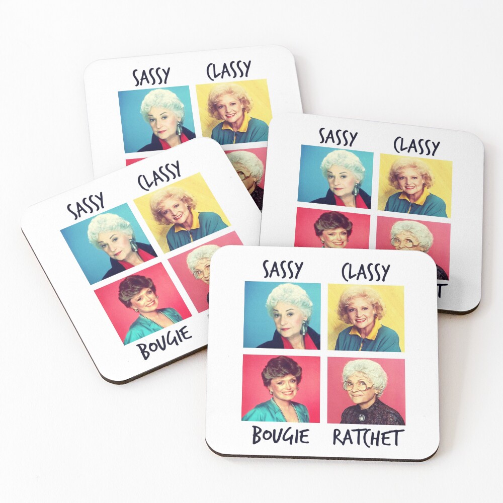 Savage Golden Girls Coasters (Set of 4)