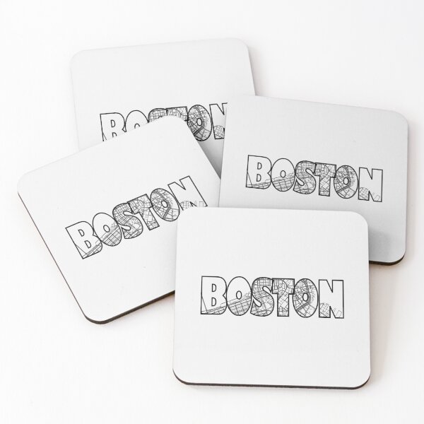 Item preview, Boston MA Street Map designed and sold by thestreetslocal.