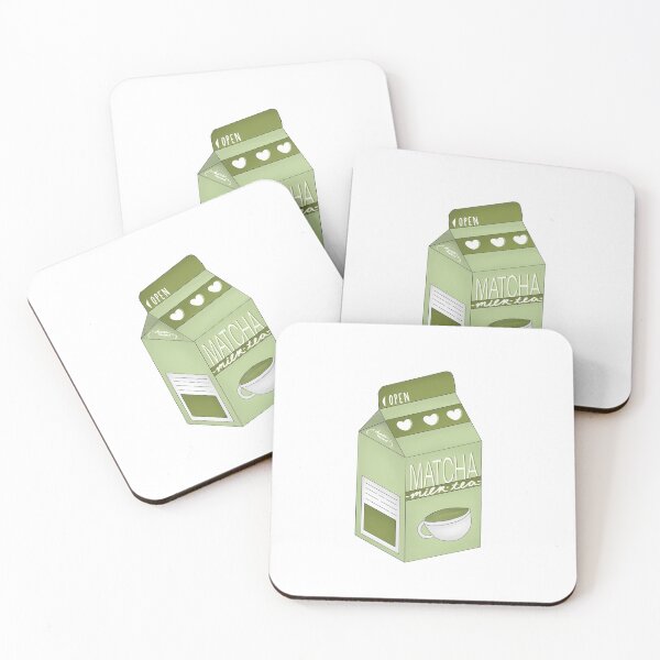 Item preview, Matcha Milk Tea Carton (light bg) designed and sold by chocomilked.