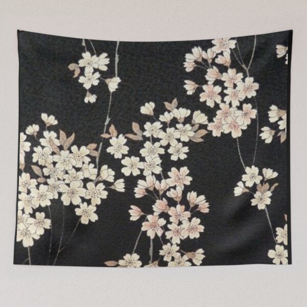 Aperçu de l'œuvre Motif fleurs stickers masque créée et vendue par Teykn.