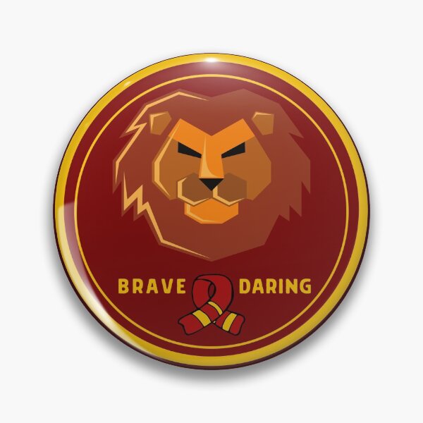 Strong Griffin Lion Badge with Scarf Pin