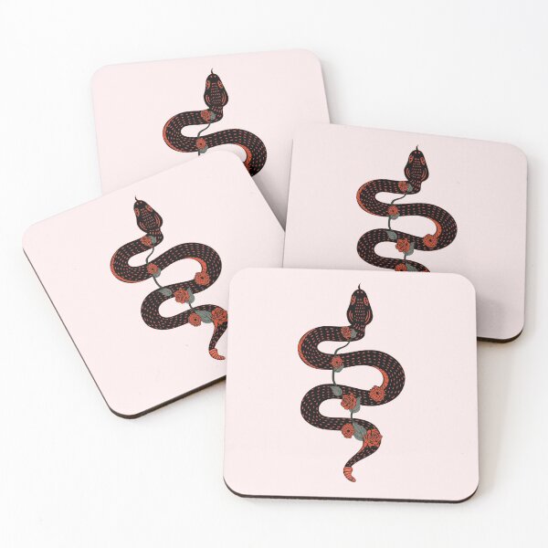 Aperçu de l'œuvre Serpent noir créée et vendue par TheaDesign.