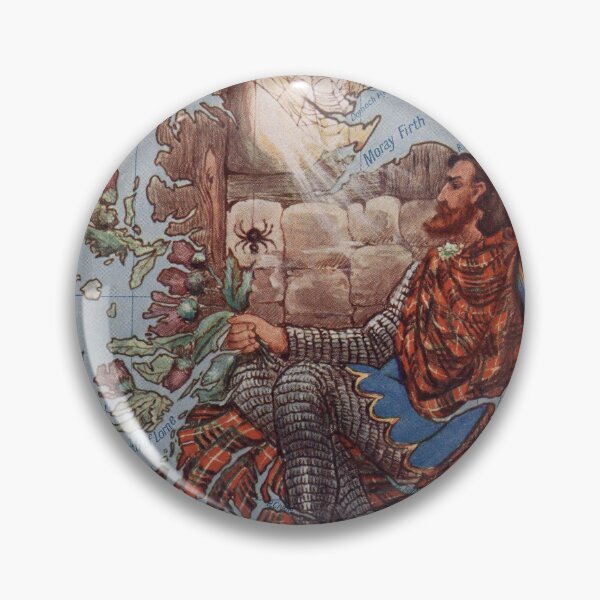 Item preview, Vintage Scotland Robert The Bruce Illustrative Map (1912) designed and sold by BravuraMedia.