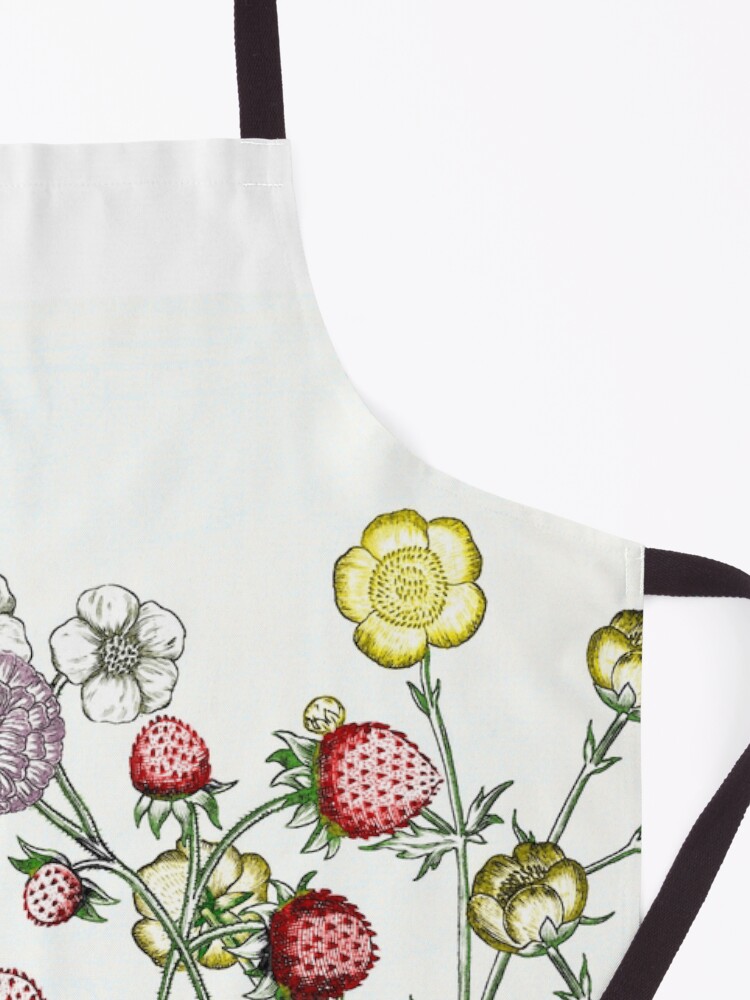 Alternate view of Medley of garden flowers Apron
