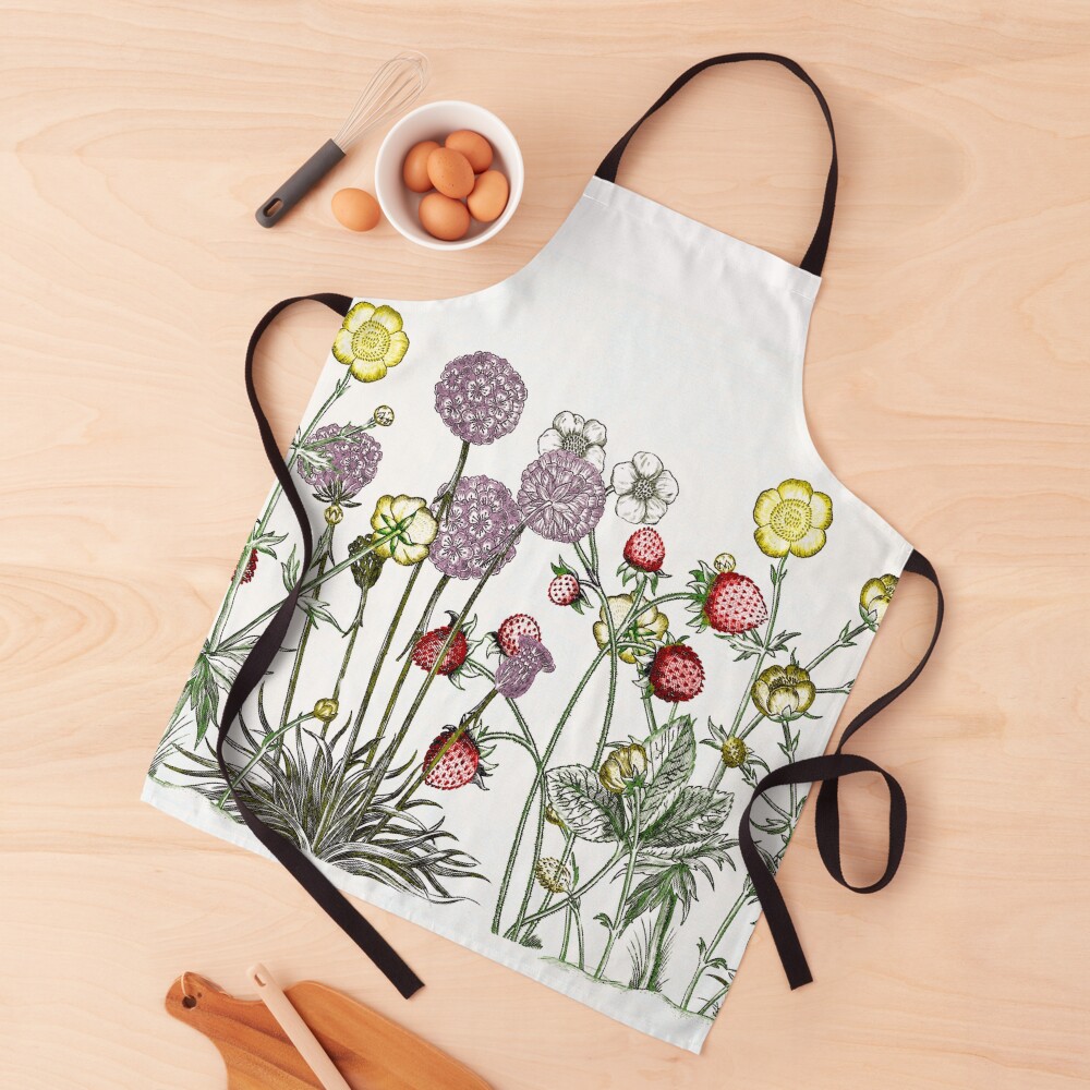 Medley of garden flowers Apron